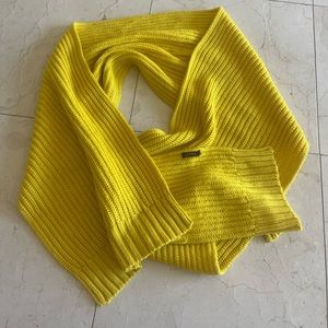 Zara Yellow Knit Scarf
